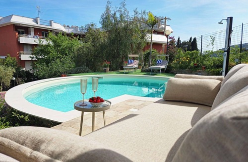Sanremo Villa | Stunning private villa for 6 guests with private pool, WIFI, A/C, TV and terrace
