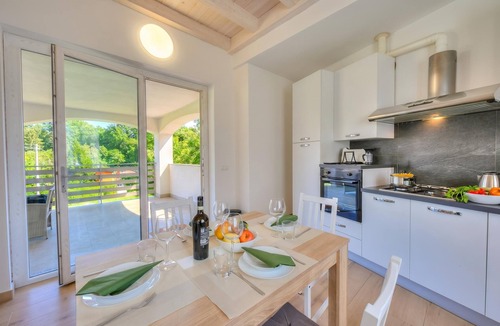 Arolo Apartment | Sunflower Terrace: Duplex for 4, Walk to Lake + Parking, Leggiuno, Italy
