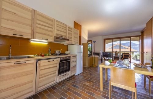 Ranco House | Sunset in Ranco: Lakeview Townhouse with Private Garden, Ranco, Italy
