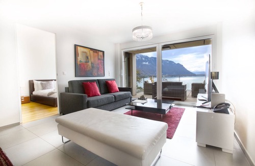 Montreux Apartment | Swiss Hotel Apartments Montreux 1 Bedroom Lake View and Spa C2.4
