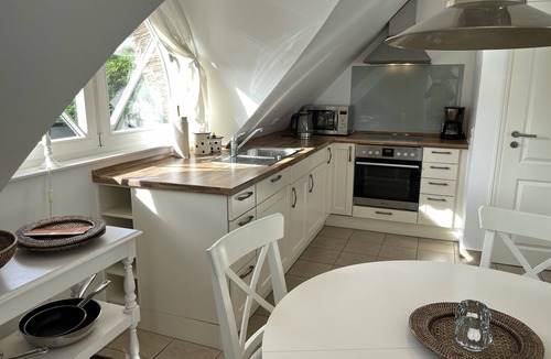 Zingst Apartment | Two-story vacation rental near the beach with a fireplace
