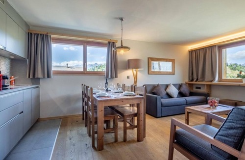 Vercorin Apartment | Wifi, 250m from shops, fitness, sauna, hammam, tv, ski locker, 48m², Vercorin