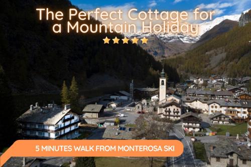 5 Minutes from Monterosa Ski, Small Cottage in Gressoney-la-Trinité