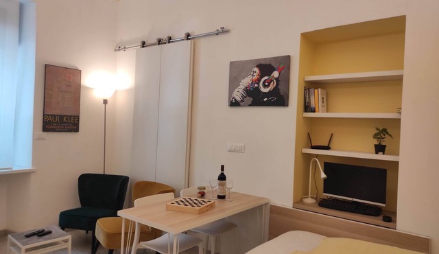 AL REGINA, SMART STUDIO IN SAN DONATO TORINO. FREE PARKING 50 METERS AWAY.