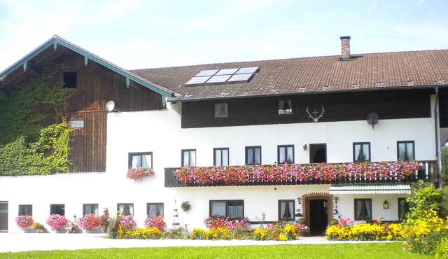 Bucherhof idyllic single location near the forest with its own lake, pure nature. in Eggstätt