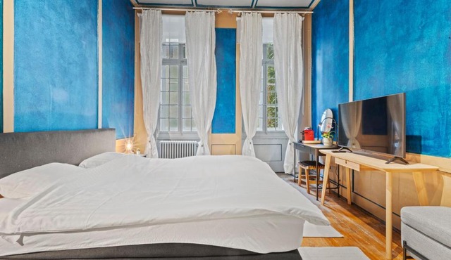 Chambre typique dans la vieille ville de Fribourg