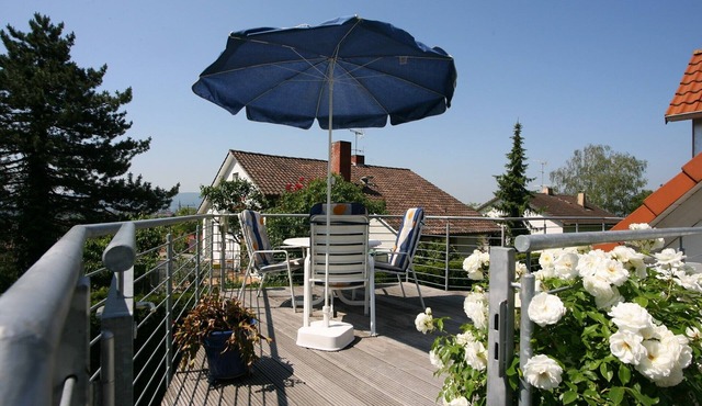 Cozy Studio Apartment "Ingrid Heyes" with 3 DTV stars, Wi-Fi & Terrace in Radolfzell