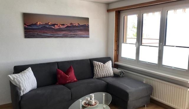 Gemütliche sonnige Wohnung Bergpanoramasicht