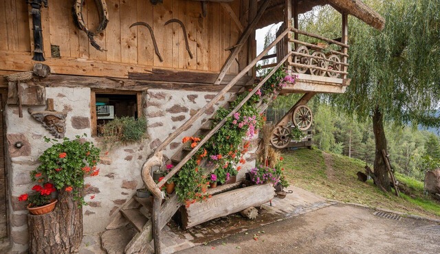 Historic Duregghof: Idyllic Apartment with Mountain Views & Private Garden