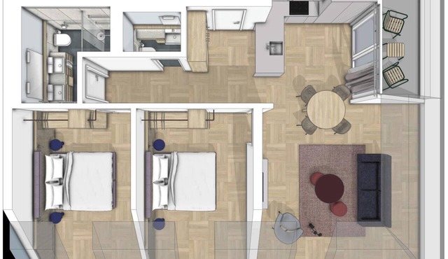 Plavna Serviced Apartment #933 Süd