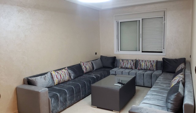 Spacious and charming 2-bedroom apartment in delightful Tanger with fast WiFi in tangier