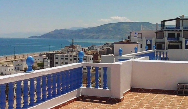 Spacious Ground Floor Apartment w/Private Patio in Oued Laou