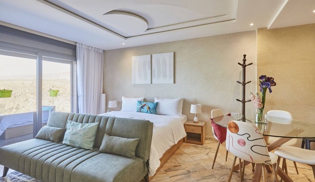 Surf & Fun Beachfront Stay in Mirleft With Balcony in Mirleft
