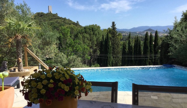 Taradeau, Villa in a typical provencal setting, nice with magnificent view in Taradeau