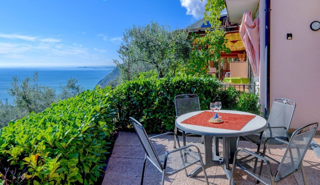 Tranquil Apartment "Sun" with Pool Access, Stunning Views, and Private Terrace