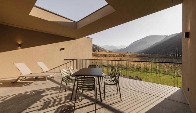 Trianglhof Apartment 'Rosengarten' with Mountain View and Rooftop Terrace