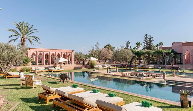 Villa Dihya pool and jacuzzi - My Rental Homes in Marrakesh