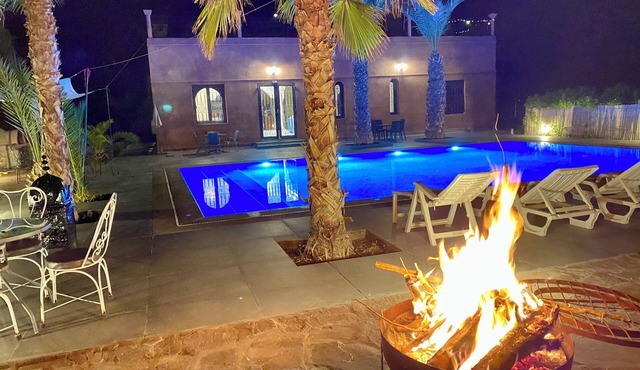 Villa in Desert de Agafay; whole house 300.-Euro p.night, room 110.-Euro p.N. in Marrakech