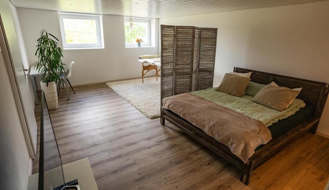 Wohnung mit Pool und Aussicht