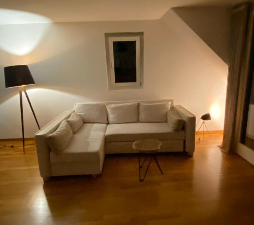 Zug House | Stylish Room and private bathroom in lakefront apartment
