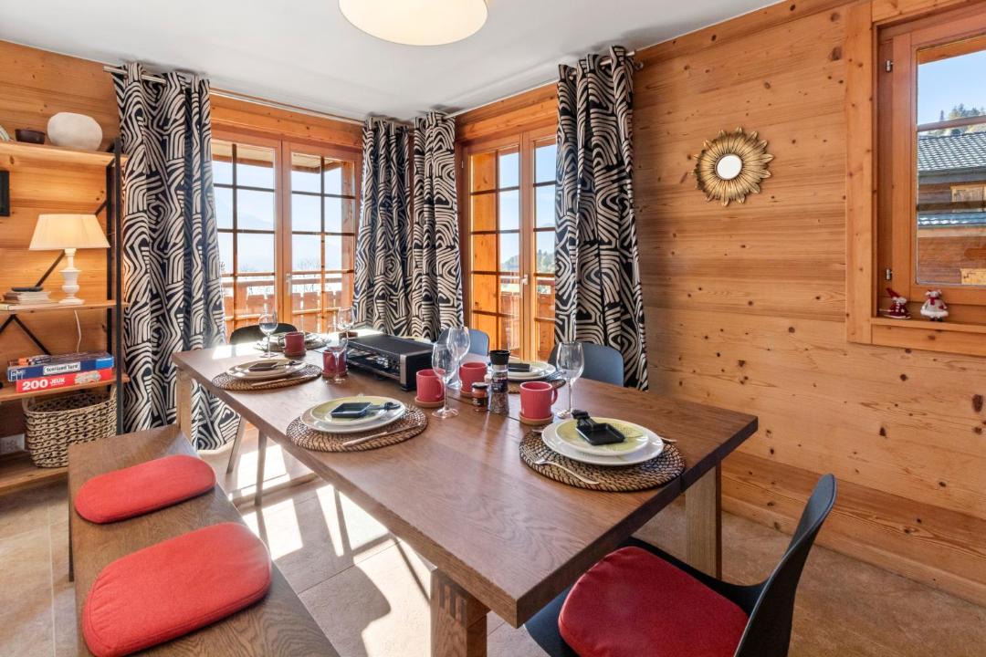 Chesieres Apartment | Appartement chalet avec balcon et vue sur les Alpes