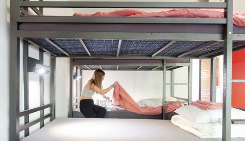  6 Bedded Female Dorm Shared Bathroom