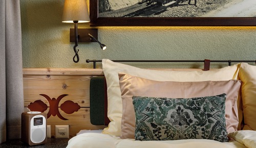 Double room with Eiger mountain view