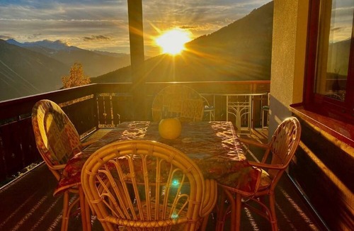 Albinen Ski Chalet | Chalet Kristall with breathtaking mountain views