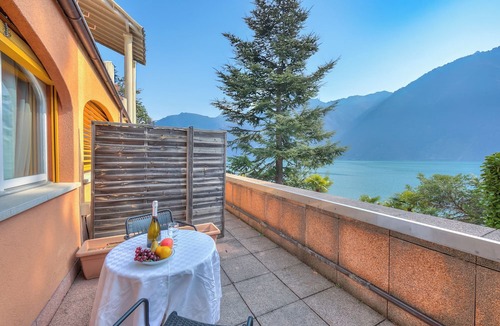 Castagnola Apartment | Gelsomino Apt. 5 Front Lake with Terrace, Castagnola (Lugano), Switzerland