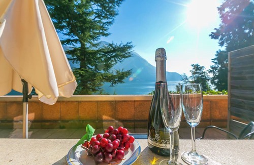 Castagnola Apartment | Orchidea Apt. 4 Front Lake with Terrace, Castagnola (Lugano), Switzerland