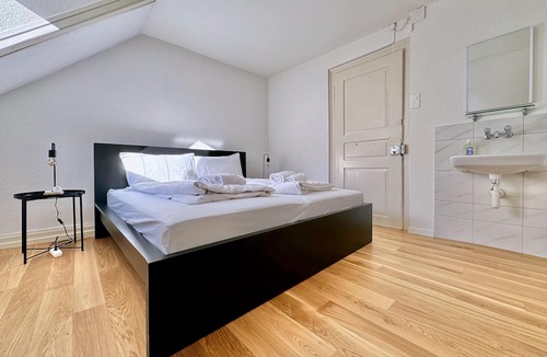 District 4 Apartment | Charming Two-bedroom Attic Flat in Zurich City Center