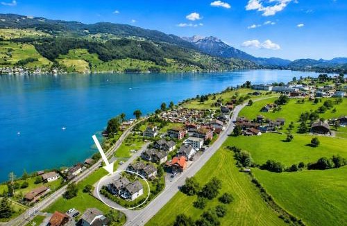 Sachseln Apartment | Lakeside Sachseln - Traumlage direkt am Sarnersee mit Terrasse und Bergpanorama