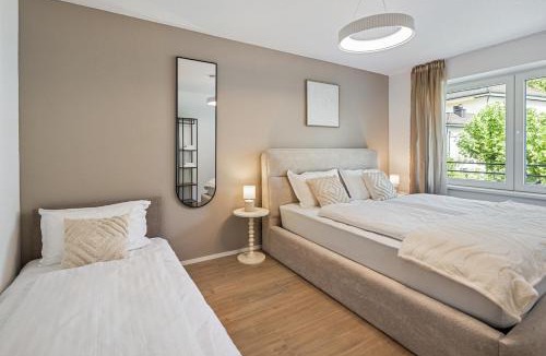 Baden Apartment | HAVN - Grand Residence mit Balkon,Kino und kostenfreiem Parkplatz