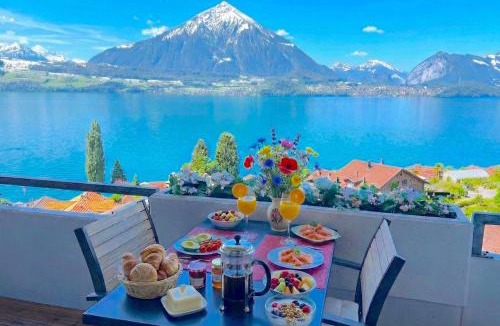 Merligen Apartment | Lake Thun Alps Scenic Views and Concierge by SwissHut