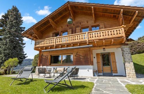 Villars-sur-Ollon Ski Chalet | Magnifique chalet avec jardin, barbecue et parking