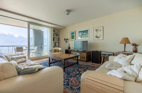 Vevey Apartment | Lakeside-Apartment-1 Grand appartement familial avec 2 terrasses et vue panoramique