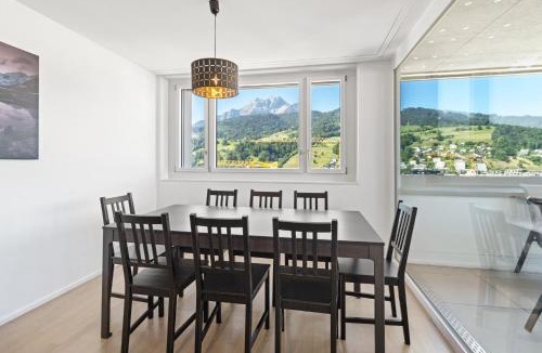 Kriens Apartment | Two bedroom apartment with Pilatus view near Lucerne
