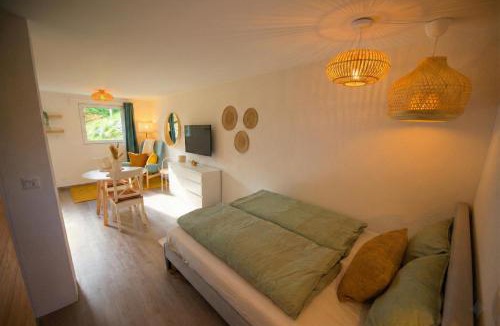 Leysin Apartment | Studio loft avec sauna & terrasses alpines