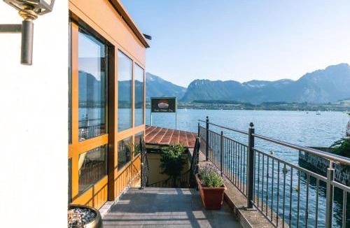 Oberhofen am Thunersee Hotel | HAUS AM SEE Lakefront Rooms on Lake Thun SELF CHECK-IN Digital Reception