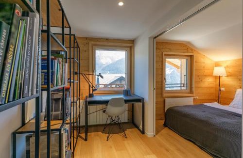 Les Posses-sur-Bex Apartment | Chalet L'Adret, 3,5 pièces dans les combles.
