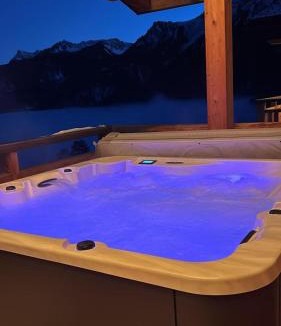 Torgon Apartment | Loft de luxe - jacuzzi avec vue d'exception - Torgon