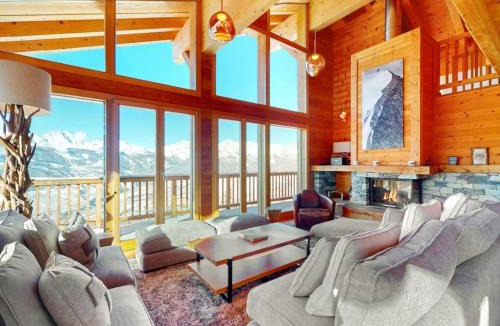 Veysonnaz Ski Chalet | Chalet in Veysonnaz with hot tub