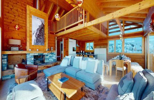 Veysonnaz Ski Chalet | Chalet in Veysonnaz with hot tub