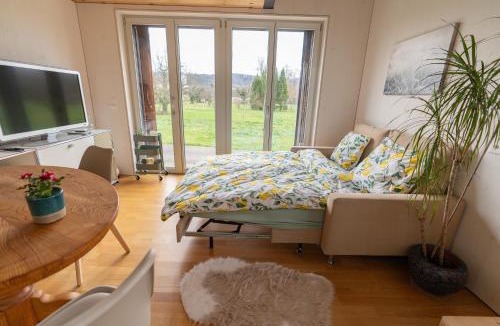 Brugg House | Tiny House Chez Claudine - Relaxen, Workspace, Nähe Thermen, Netflix, free Parking & Wifi
