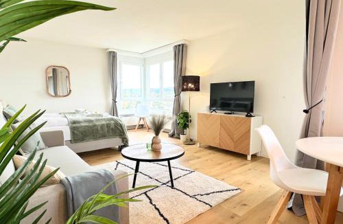 Dietikon District Apartment | STAYY Sky Studio Premium Apartment near Limmattal Hospital - 24h Self Check-in with free Parking
