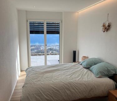 Jongny Apartment | Appartement moderne avec vue panoramique à Jongny proche de Montreux