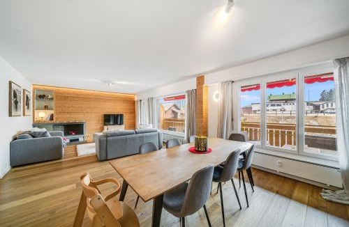 Noes Apartment | In the heart of Crans, fireplace and parking