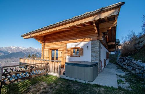 Veysonnaz Ski Chalet | Hirondelle JACUZZI & LUXURY chalet 12 pers by Alpvision Résidences