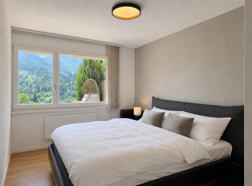 Moderne Wohnung mit sonniger Terrasse, Blick auf die Berge und das Engelbergertal